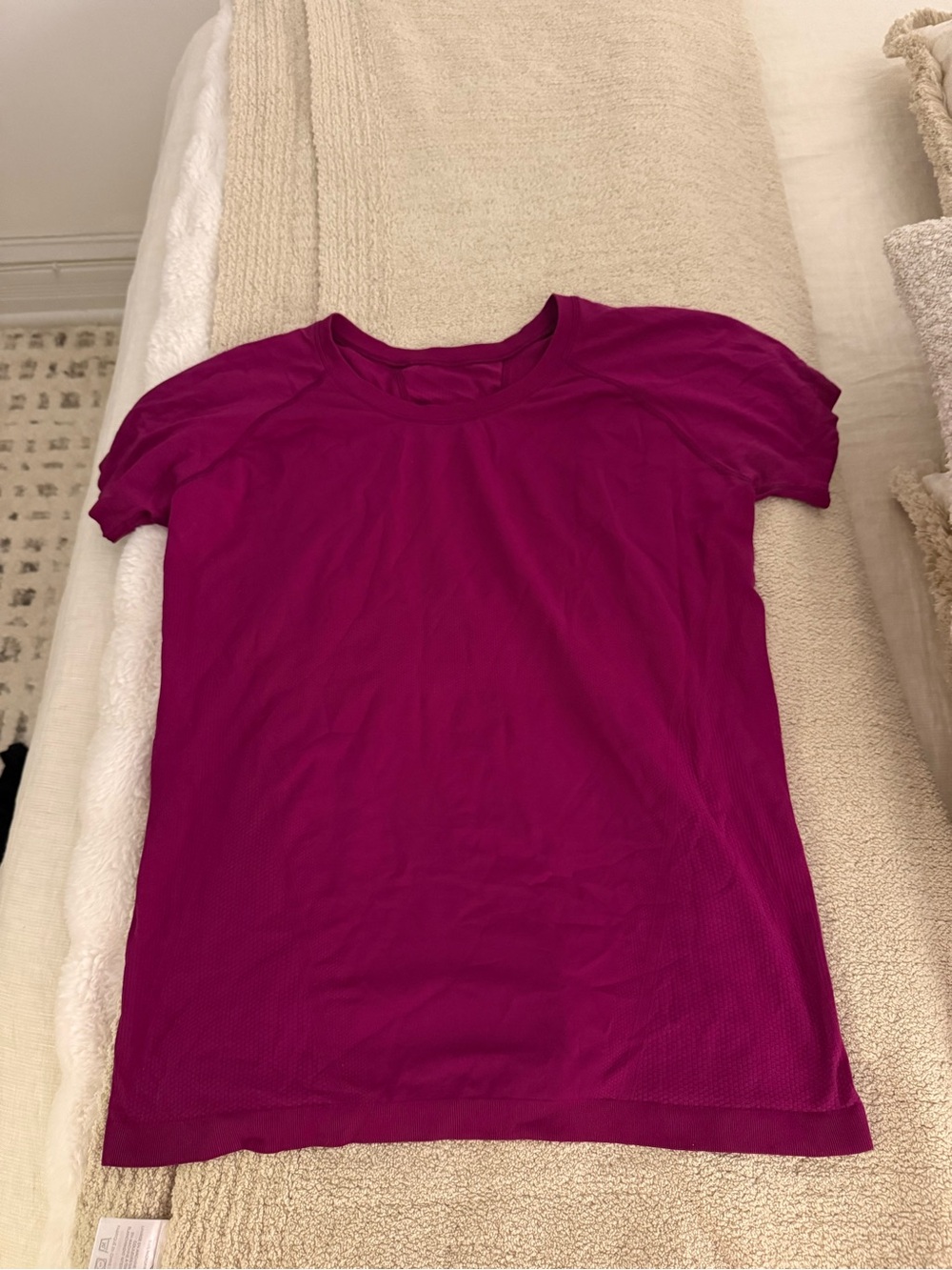 Athleta Short-Sleeve Performance Tee in Magenta